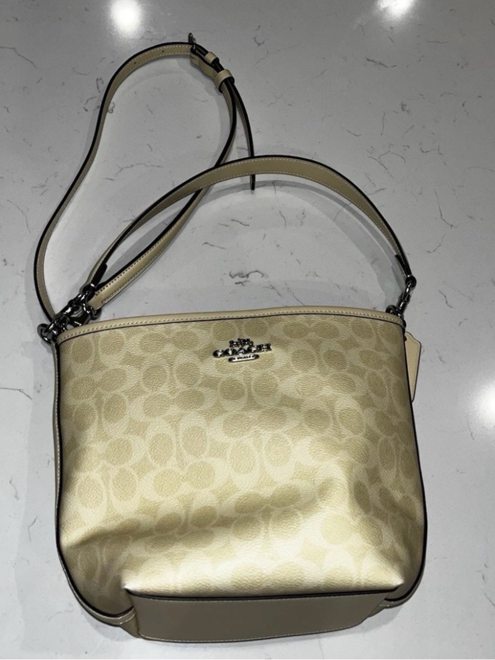 NWT Coach City Large Bucket Bag In Signature Canvas CT802/CT803